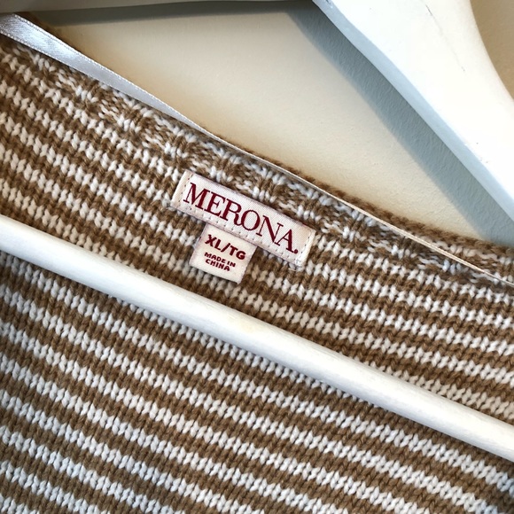 Merona • XL • Striped Open Cardigan - Picture 3 of 5